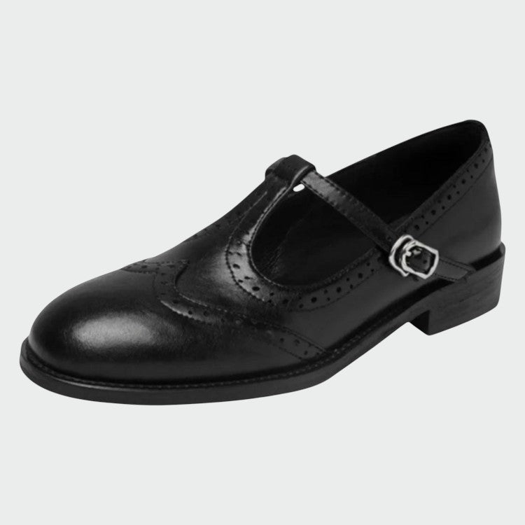 Kristensen ™ | Elegante læder Mary Jane sko
