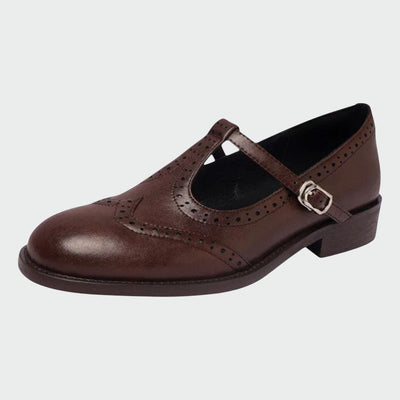 Kristensen ™ | Elegante læder Mary Jane sko