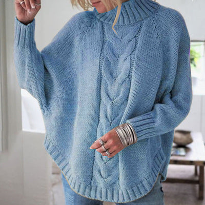 Kristensen ™ | Elegant poncho-inspireret trøje