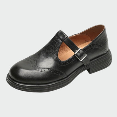 Kristensen ™ | Elegante læder-Mary Janes