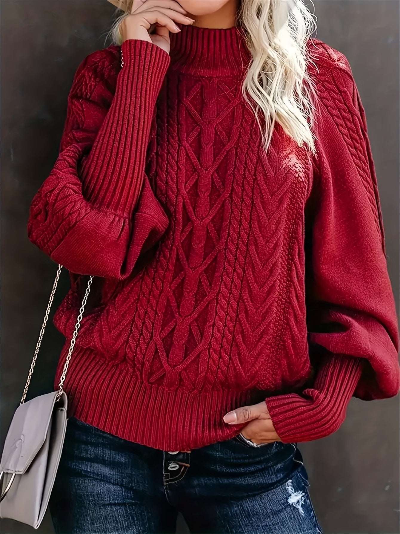 Kristensen ™ | Elegant sweater med fletmønster