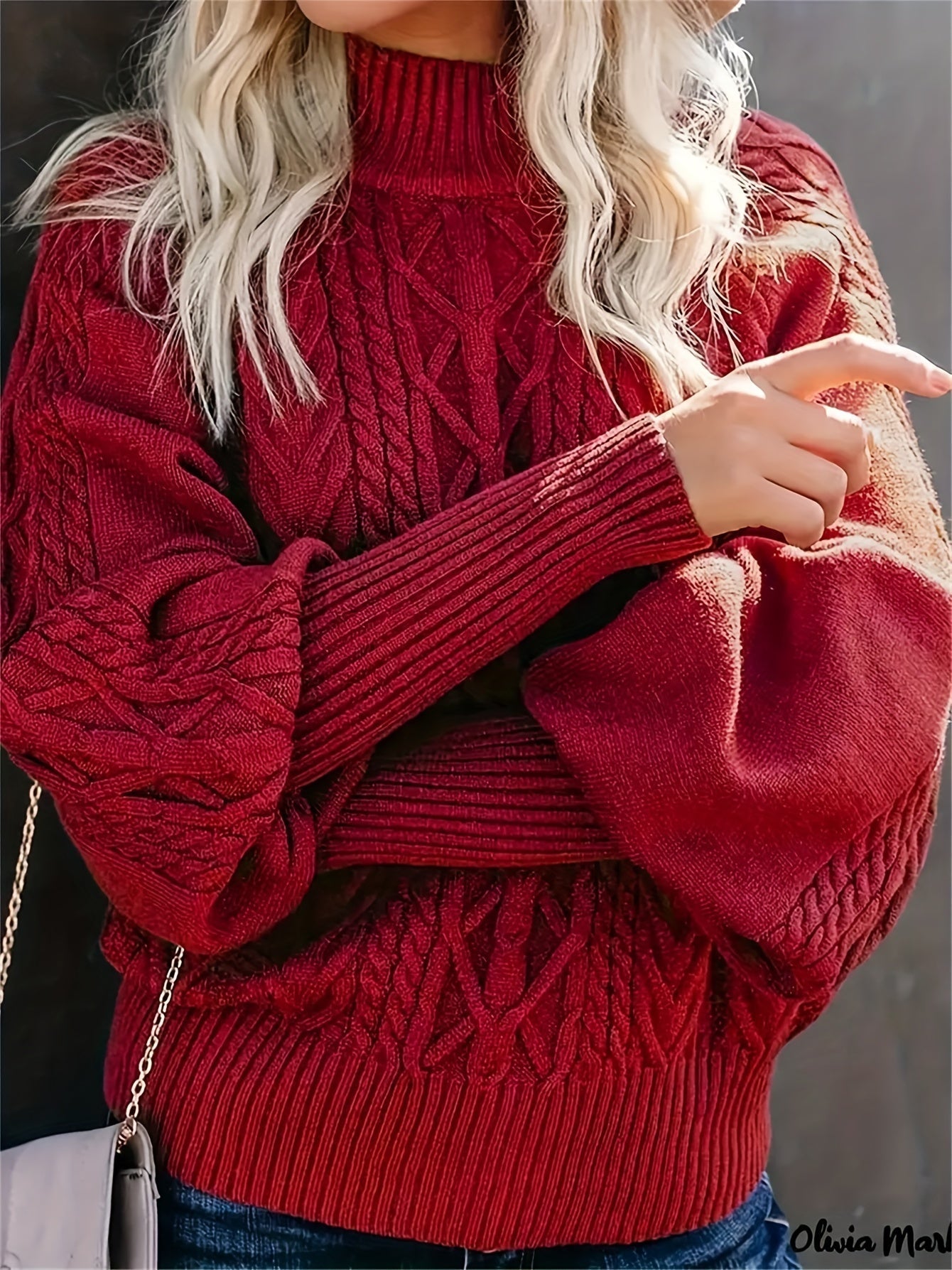 Kristensen ™ | Elegant sweater med fletmønster