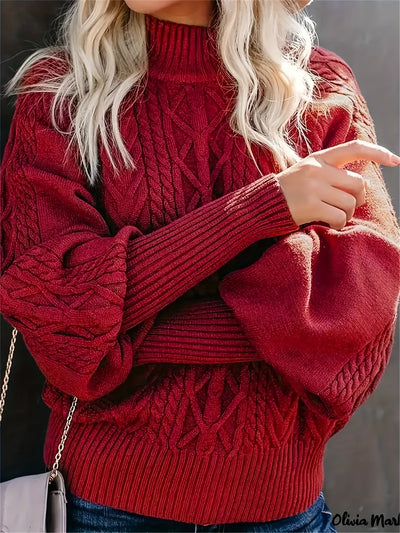 Kristensen ™ | Elegant sweater med fletmønster