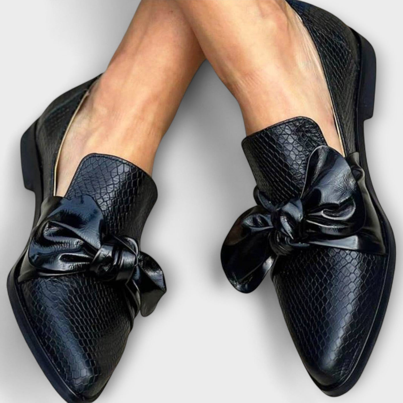 Kristensen ™ | Loafers med Dekorationsbånd