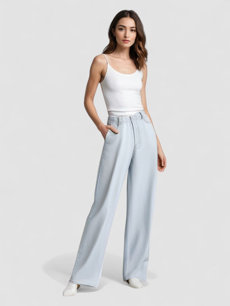 Kristensen ™ | Udstyret Jeans Blå Gletsjer