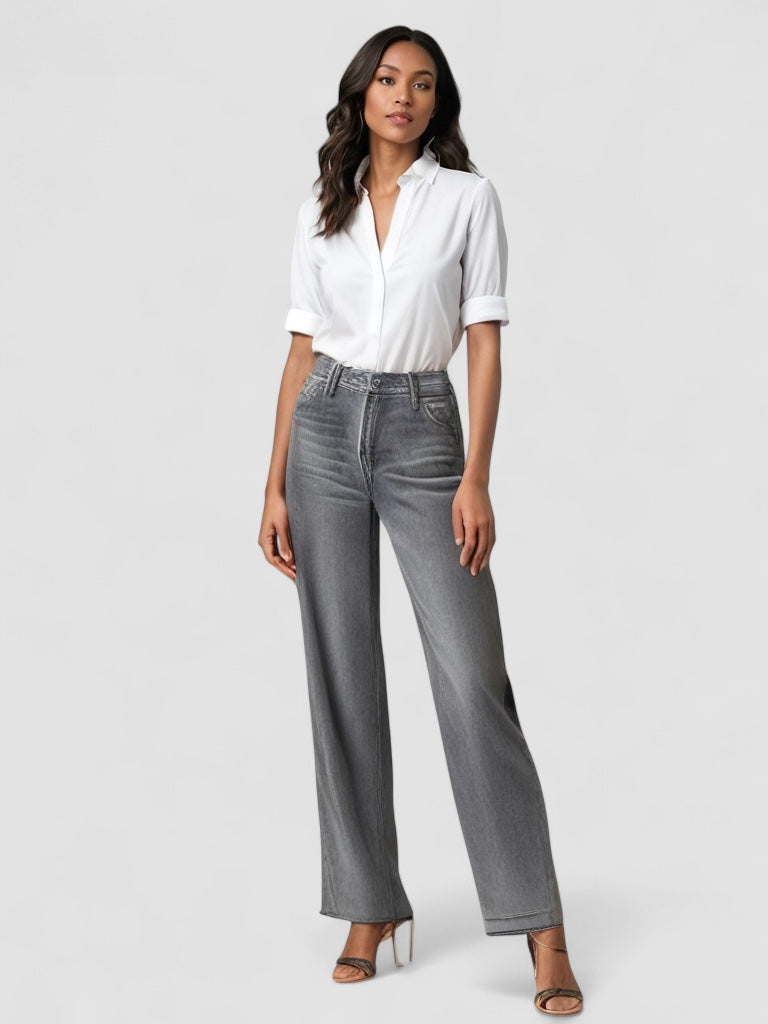 Kristensen ™ | Grå Udstillet Jeans