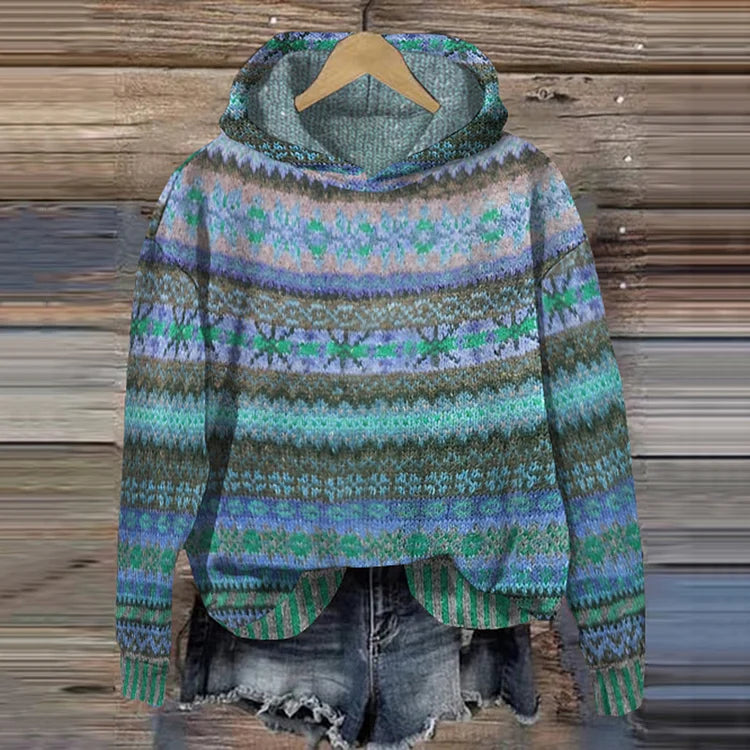 Kristensen ™ | Tidløs Mønster Hoodie