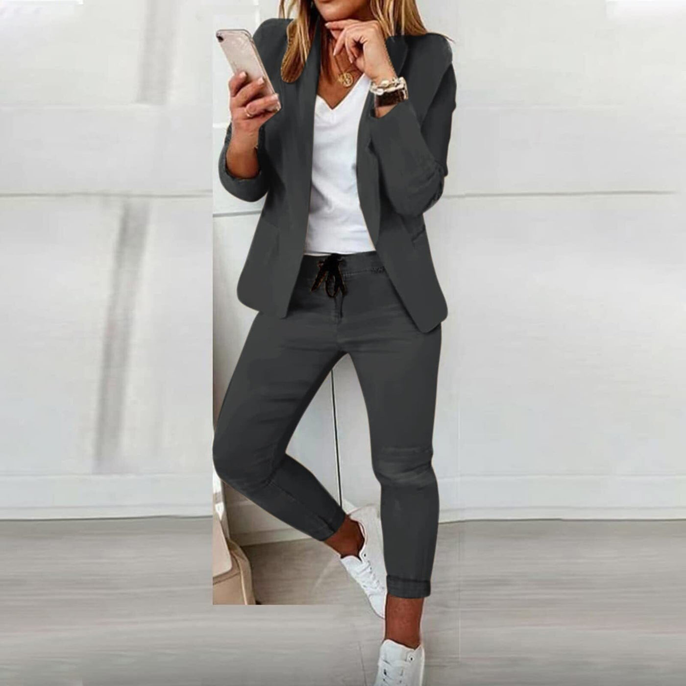 Kristensen ™ | Elegant Blazer-Sæt