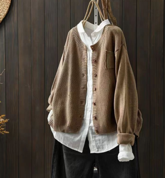Kristensen ™ | Stilfuld og Casual Strikket Cardigan