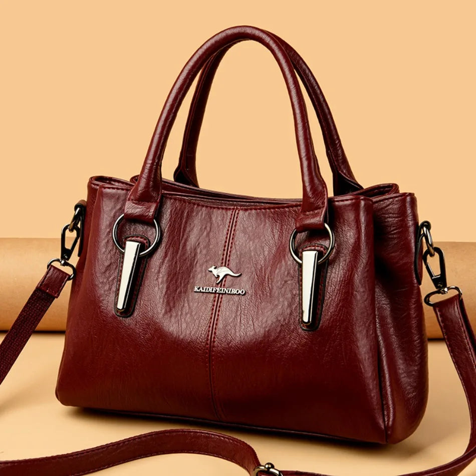 Kristensen ™ | Crossbody i blødt læder