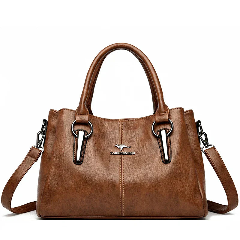 Kristensen ™ | Crossbody i blødt læder