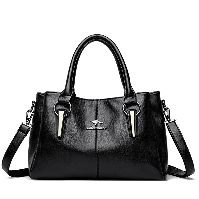 Kristensen ™ | Crossbody i blødt læder