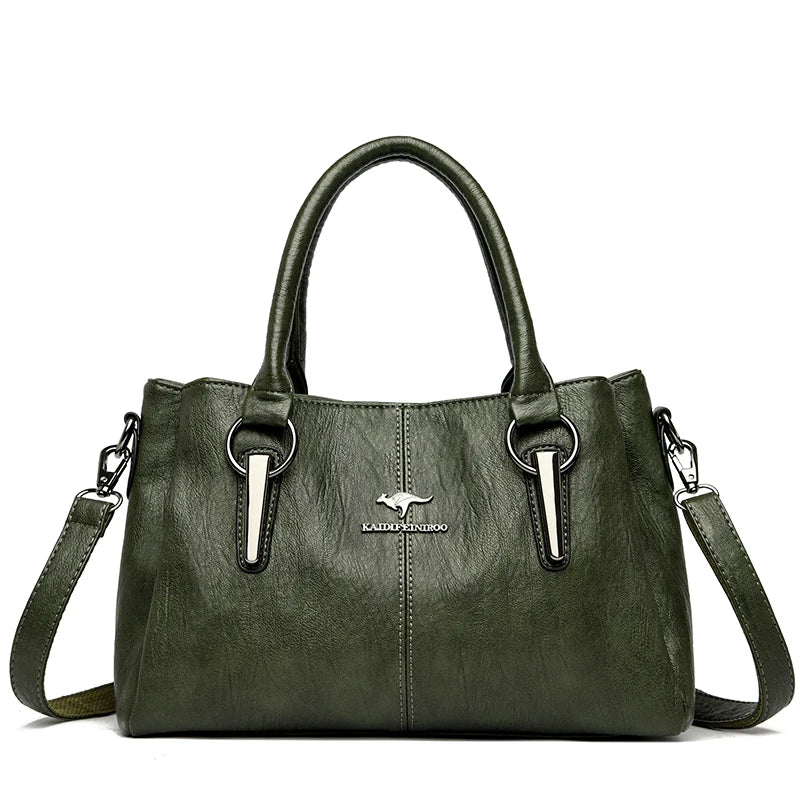 Kristensen ™ | Crossbody i blødt læder
