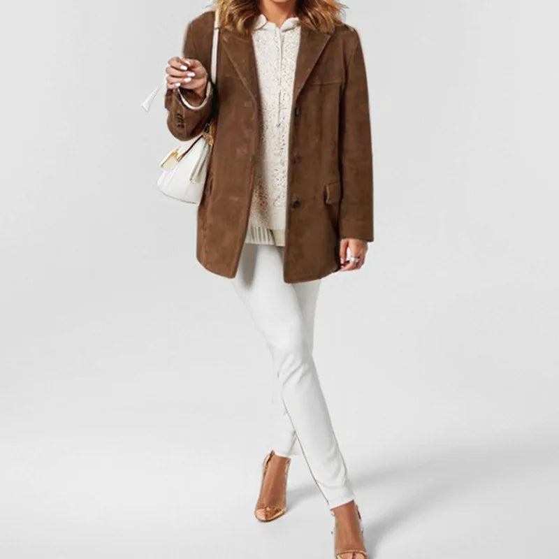 Kristensen ™ | Amoretti Como Suede Jakke