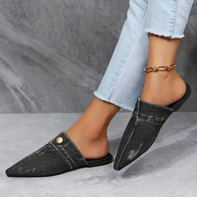Kristensen ™ | Denim Mule Flats