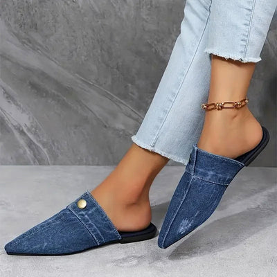 Kristensen ™ | Denim Mule Flats