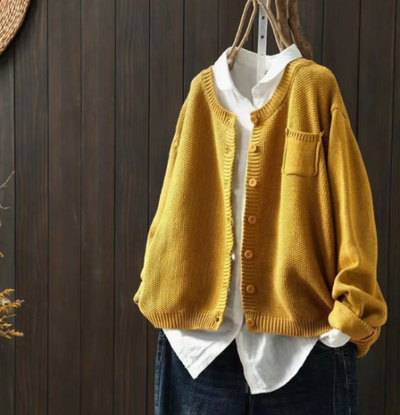 Kristensen ™ | Stilfuld og Casual Strikket Cardigan
