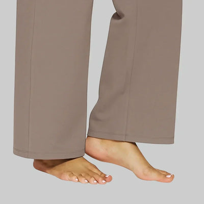 Kristensen ™ | Wide-Leg Strækbukser | Ubesværet Komfort