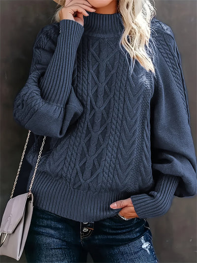 Kristensen ™ | Elegant sweater med fletmønster